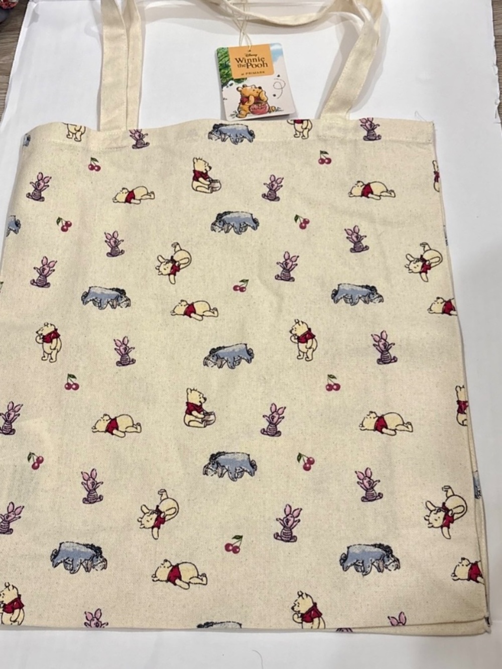 Primark X Disney  Winnie the Pooh Canvas Tote Pooh's Farm  NWT - Picture 2 of 6